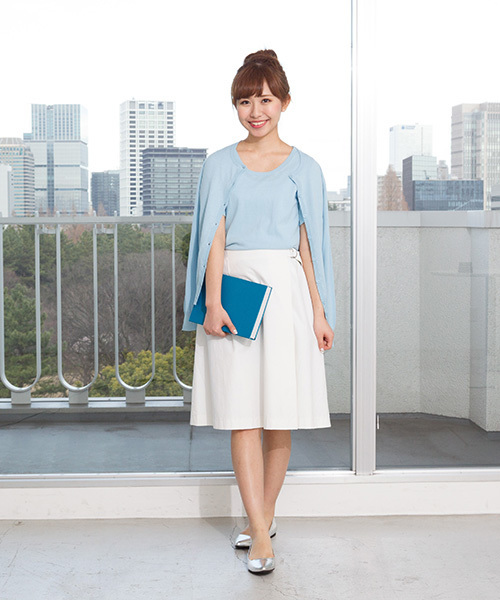 NATURAL BEAUTY BASIC（ナチュラルビューティーベーシック）の「ベルテッドスカート（スカート・レディース・ホワイト系その他・SMALL/MEDIUM/X-SMALL）」の12枚目の写真