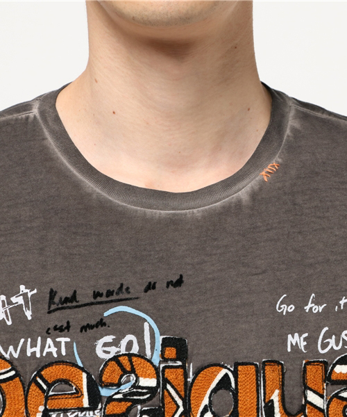Desigual（デシグアル）の「「Desigual/デシグアル」半袖Tシャツ（Tシャツ/カットソー・メンズ・ブラック系その他/グリーン系その他/ブルー系その他・SMALL/LARGE/XX-LARGE/X-LARGE/MEDIUM）」の6枚目の写真
