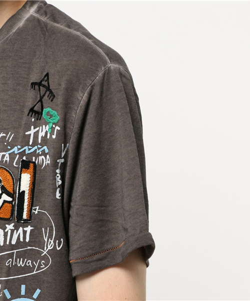 Desigual（デシグアル）の「「Desigual/デシグアル」半袖Tシャツ（Tシャツ/カットソー・メンズ・ブラック系その他/グリーン系その他/ブルー系その他・SMALL/LARGE/XX-LARGE/X-LARGE/MEDIUM）」の7枚目の写真
