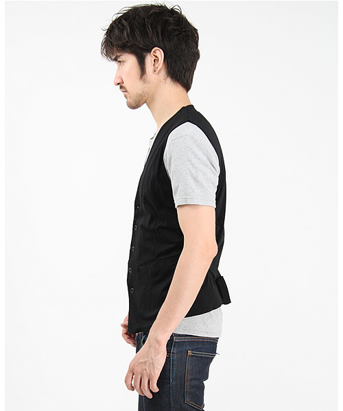 AMERICAN RAG CIE（アメリカンラグシー）の「ベスト　AMG-922-68A（ベスト・メンズ・ブラック・44/48/46）」の5枚目の写真