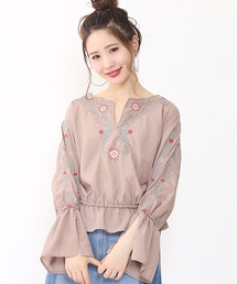 one after another NICE CLAUP | 刺しゅう入ブラウス(シャツ/ブラウス)