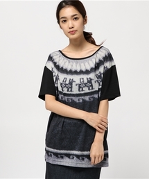 PLENTY�i�v�����e�B�j�́u�yPLENTY HUMANWEAR�zW-ILLUSION OVERSIZE TEE�iT�V���c/�J�b�g�\�[�j�v