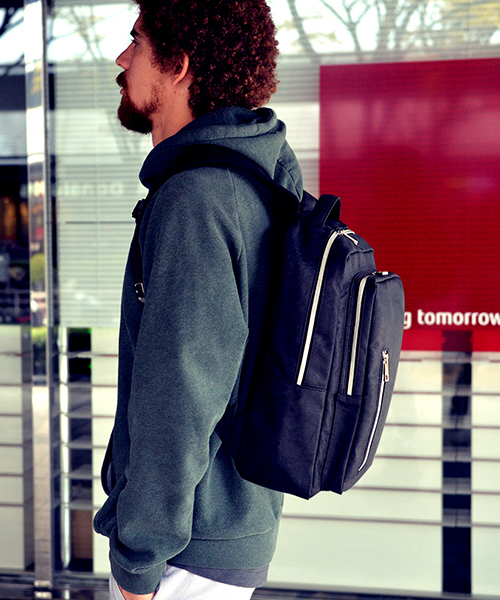 TRANSIT GATE（トランジットゲート）の「Transit Gate G1 ビジネス バックパック リュックサック（バックパック/リュック・メンズ・ブラック/ブラウン/グレー/ネイビー/ダークグレー・FREE）」の10枚目の写真