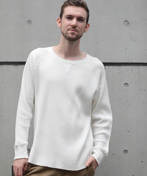 Denime | ビッグワッフルロングスリーブTEE(Tシャツ/カットソー)