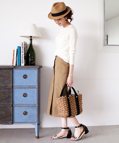 N.（N. Natural Beauty Basic）（エヌエヌナチュラルビューティーベーシック）の「ベーシックブレードマニッシュＨＡＴ（ハット・レディース・グレー/ベージュ/ホワイト系その他・FREE）」の14枚目の写真