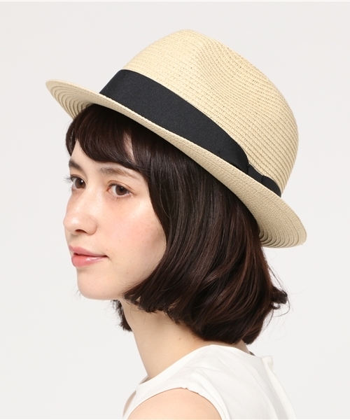 N.（N. Natural Beauty Basic）（エヌエヌナチュラルビューティーベーシック）の「ベーシックブレードマニッシュＨＡＴ（ハット・レディース・グレー/ベージュ/ホワイト系その他・FREE）」の4枚目の写真