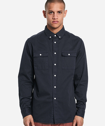 Angus Button Down Broken Twill Shirt