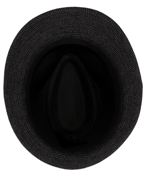 ８(eight)（エイト）の「ヘリンボーン 中折れ ハット 帽子 （ハット・メンズ・チャコールグレー/グレー・FREE）」の10枚目の写真