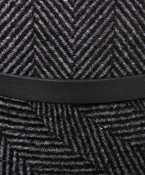 ８(eight)（エイト）の「ヘリンボーン 中折れ ハット 帽子 （ハット・メンズ・チャコールグレー/グレー・FREE）」の12枚目の写真