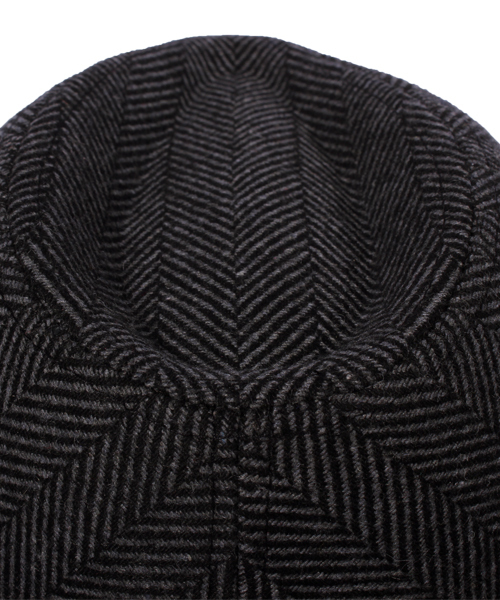 ８(eight)（エイト）の「ヘリンボーン 中折れ ハット 帽子 （ハット・メンズ・チャコールグレー/グレー・FREE）」の17枚目の写真