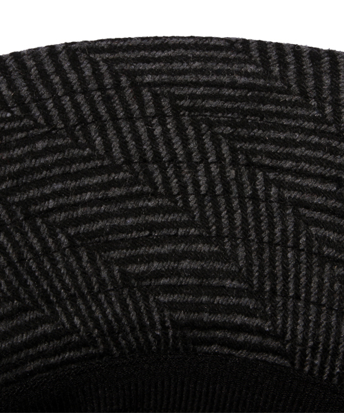 ８(eight)（エイト）の「ヘリンボーン 中折れ ハット 帽子 （ハット・メンズ・チャコールグレー/グレー・FREE）」の18枚目の写真