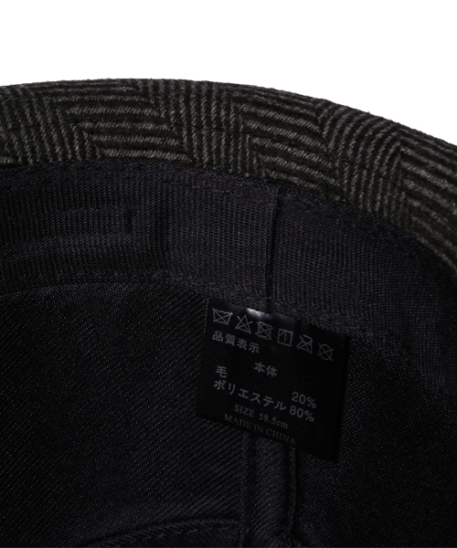 ８(eight)（エイト）の「ヘリンボーン 中折れ ハット 帽子 （ハット・メンズ・チャコールグレー/グレー・FREE）」の20枚目の写真