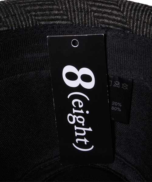 ８(eight)（エイト）の「ヘリンボーン 中折れ ハット 帽子 （ハット・メンズ・チャコールグレー/グレー・FREE）」の22枚目の写真