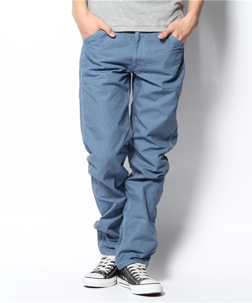 JOURNAL STANDARD(ジャーナルスタンダード)の「キャンバスロールアップパンツ(その他パンツ・メンズ・ベージュ/スカイブルー/ブルー/ゴールド/グリーン・MEDIUM/SMALL/LARGE)」の4枚目の写真