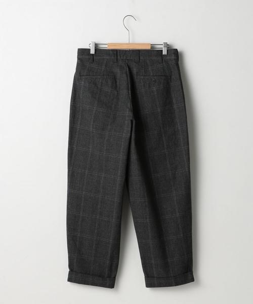 coen（コーエン）の「【セットアップ企画】グレンチェックワイドタックパンツ※ジャケット別売り（その他パンツ・メンズ・ブラウン/ダークグレー・LARGE/MEDIUM/X-LARGE/SMALL）」の13枚目の写真