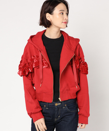 onespo | ベロアフリルパーカー(その他アウター)