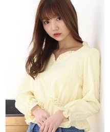 dazzlin | ぷっくりフラワーブラウス(シャツ/ブラウス)