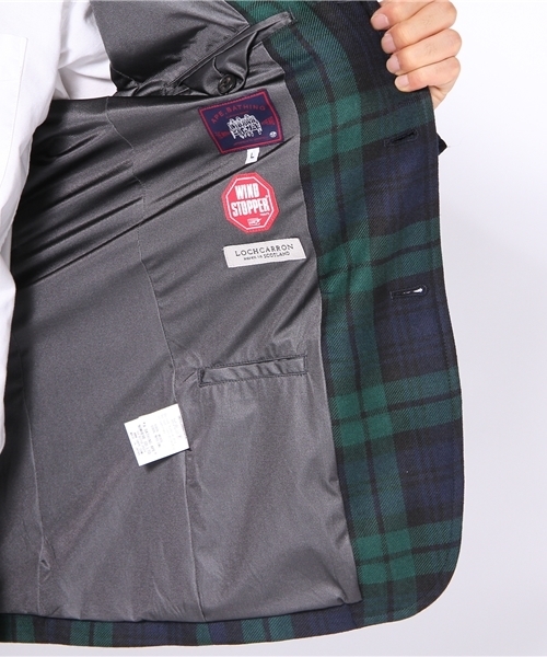 A BATHING APE（アベイシングエイプ）の「TARTAN CHECK SCHOOL JACKET（テーラードジャケット・メンズ・レッド/グリーン/ブルー・LARGE/MEDIUM/SMALL）」の11枚目の写真