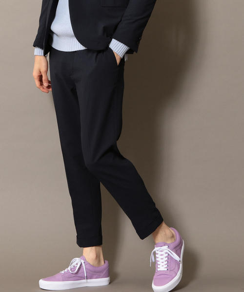 BEAUTY&YOUTH UNITED ARROWS（ビューティーアンドユースユナイテッドアローズ）の「BY ”TORAY” ドライ シアサッカー アンクルパンツ о（スラックス・メンズ・その他/ネイビー/ブラック・LARGE/SMALL/X-LARGE/MEDIUM）」の20枚目の写真