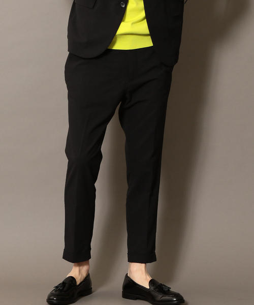 BEAUTY&YOUTH UNITED ARROWS（ビューティーアンドユースユナイテッドアローズ）の「BY ”TORAY” ドライ シアサッカー アンクルパンツ о（スラックス・メンズ・その他/ネイビー/ブラック・LARGE/SMALL/X-LARGE/MEDIUM）」の18枚目の写真