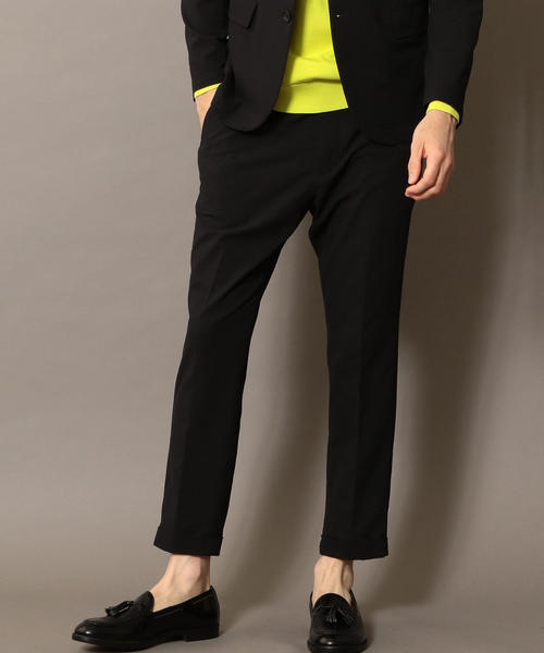 BEAUTY&YOUTH UNITED ARROWS（ビューティーアンドユースユナイテッドアローズ）の「BY ”TORAY” ドライ シアサッカー アンクルパンツ о（スラックス・メンズ・その他/ネイビー/ブラック・LARGE/SMALL/X-LARGE/MEDIUM）」の19枚目の写真