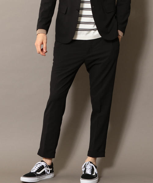 BEAUTY&YOUTH UNITED ARROWS（ビューティーアンドユースユナイテッドアローズ）の「BY ”TORAY” ドライ シアサッカー アンクルパンツ о（スラックス・メンズ・その他/ネイビー/ブラック・LARGE/SMALL/X-LARGE/MEDIUM）」の8枚目の写真