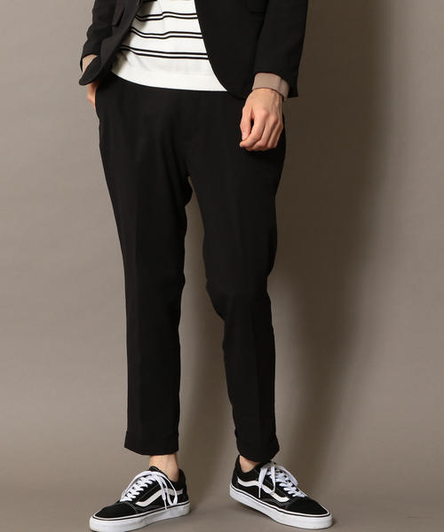 BEAUTY&YOUTH UNITED ARROWS（ビューティーアンドユースユナイテッドアローズ）の「BY ”TORAY” ドライ シアサッカー アンクルパンツ о（スラックス・メンズ・その他/ネイビー/ブラック・LARGE/SMALL/X-LARGE/MEDIUM）」の10枚目の写真