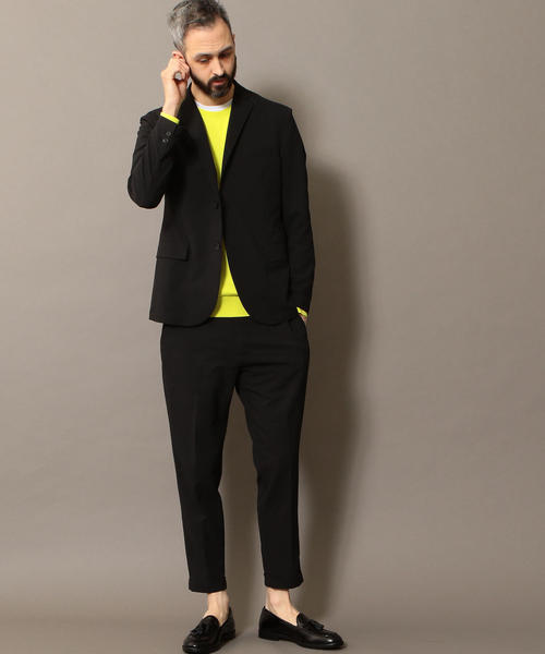 BEAUTY&YOUTH UNITED ARROWS（ビューティーアンドユースユナイテッドアローズ）の「BY ”TORAY” ドライ シアサッカー アンクルパンツ о（スラックス・メンズ・その他/ネイビー/ブラック・LARGE/SMALL/X-LARGE/MEDIUM）」の12枚目の写真