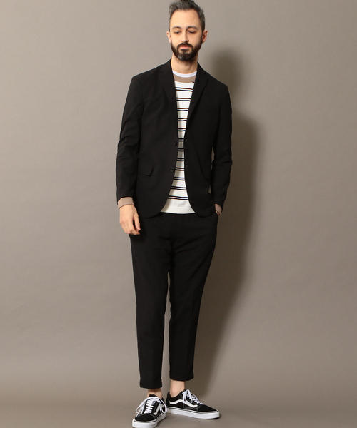 BEAUTY&YOUTH UNITED ARROWS（ビューティーアンドユースユナイテッドアローズ）の「BY ”TORAY” ドライ シアサッカー アンクルパンツ о（スラックス・メンズ・その他/ネイビー/ブラック・LARGE/SMALL/X-LARGE/MEDIUM）」の13枚目の写真