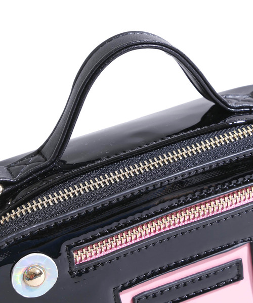 WEGO（ウィゴー）の「WEGO/ラジカセミニショルダーバッグ（ショルダーバッグ・レディース・パープル/ブラック・FREE）」の7枚目の写真