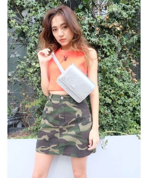 EVRIS（エヴリス）の「2WAYメタリックコンチョBAG（ボディバッグ/ウエストポーチ・レディース・ブラック/パープル/ブラウン/シルバー・FREE）」の7枚目の写真