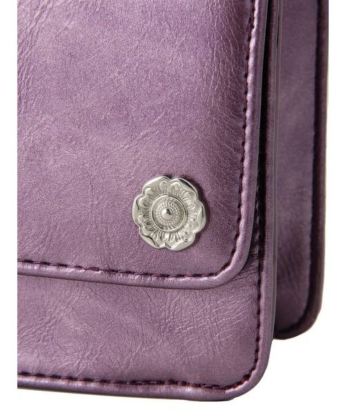 EVRIS（エヴリス）の「2WAYメタリックコンチョBAG（ボディバッグ/ウエストポーチ・レディース・ブラック/パープル/ブラウン/シルバー・FREE）」の13枚目の写真