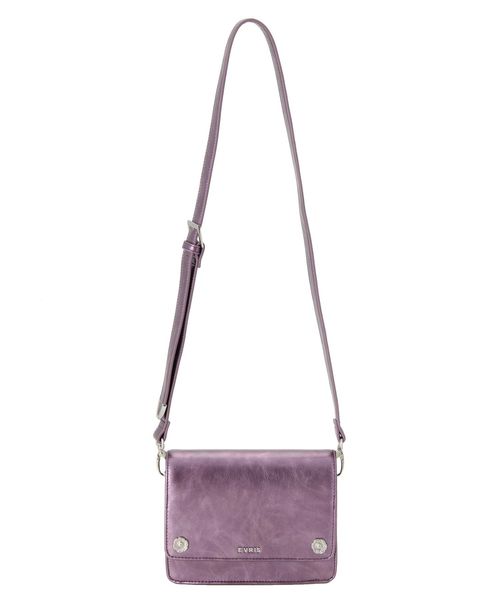 EVRIS（エヴリス）の「2WAYメタリックコンチョBAG（ボディバッグ/ウエストポーチ・レディース・ブラック/パープル/ブラウン/シルバー・FREE）」の10枚目の写真
