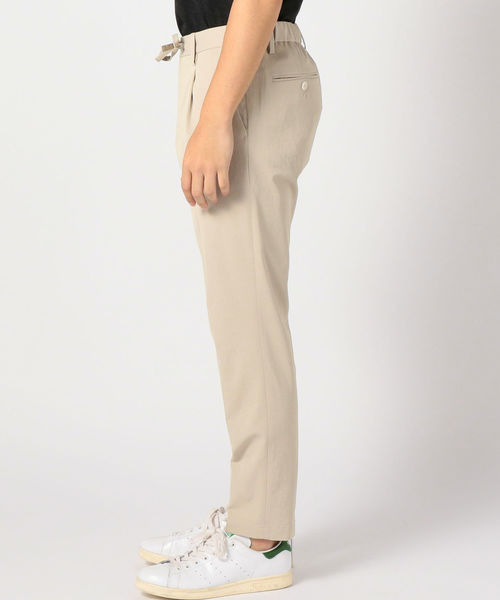 SHIPS（シップス）の「SC: ドライ ツイル タック イージーパンツ（その他パンツ・メンズ・ベージュ/オリーブ/ネイビー・SMALL/MEDIUM/LARGE/X-LARGE）」の4枚目の写真