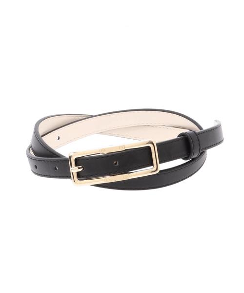 AMERICAN HOLIC（アメリカンホリック）の「ナローベルト（ベルト・レディース・ブラック/ダークブラウン/パイソン・FREE）」の4枚目の写真