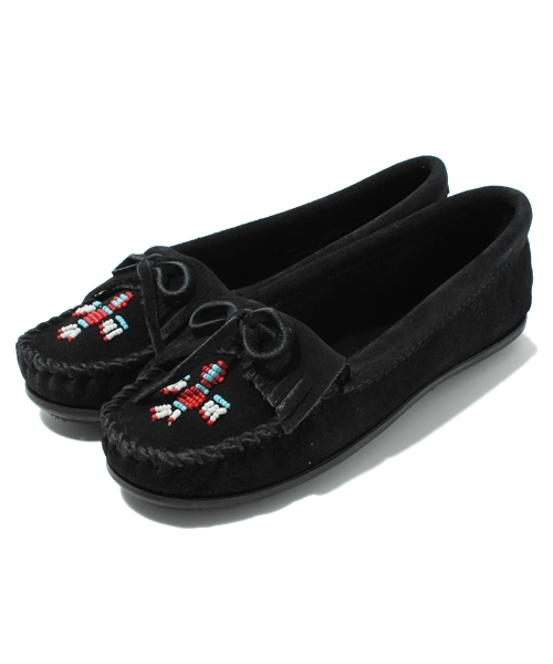 Minnetonka（ミネトンカ）の「MINNETONKA / サンダーバード モカシン（モカシン/デッキシューズ・レディース・ブラック/ブラウン・7/5/8/6/9）」の8枚目の写真