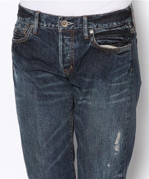 goa（ゴア）の「13ozデニムボーイズパンツ（デニムパンツ・レディース・ブラック/インディゴブルー・SMALL/MEDIUM）」の5枚目の写真