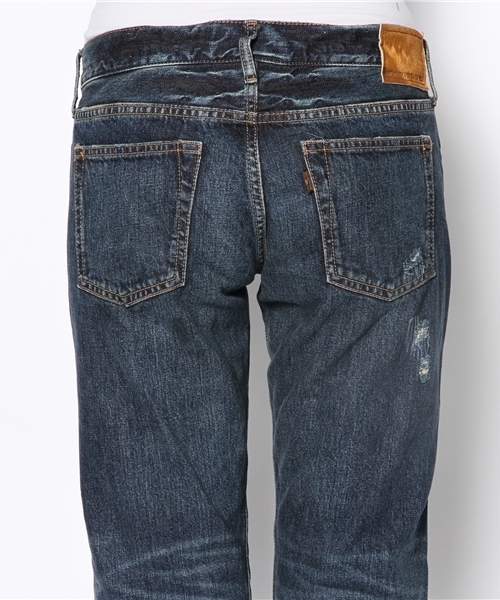 goa（ゴア）の「13ozデニムボーイズパンツ（デニムパンツ・レディース・ブラック/インディゴブルー・SMALL/MEDIUM）」の6枚目の写真