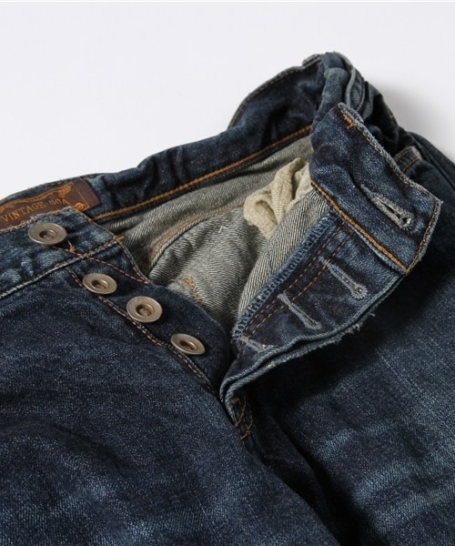 goa（ゴア）の「13ozデニムボーイズパンツ（デニムパンツ・レディース・ブラック/インディゴブルー・SMALL/MEDIUM）」の9枚目の写真