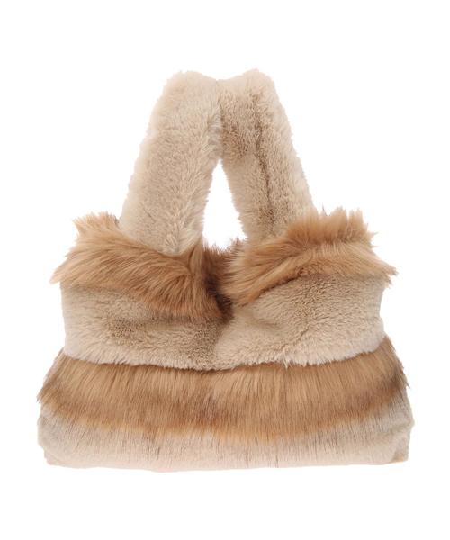 AMERICAN HOLIC（アメリカンホリック）の「・ボーダーファーマルシェバッグ（ハンドバッグ・レディース・チャコールグレー/ベージュ/グレー・FREE）」の9枚目の写真