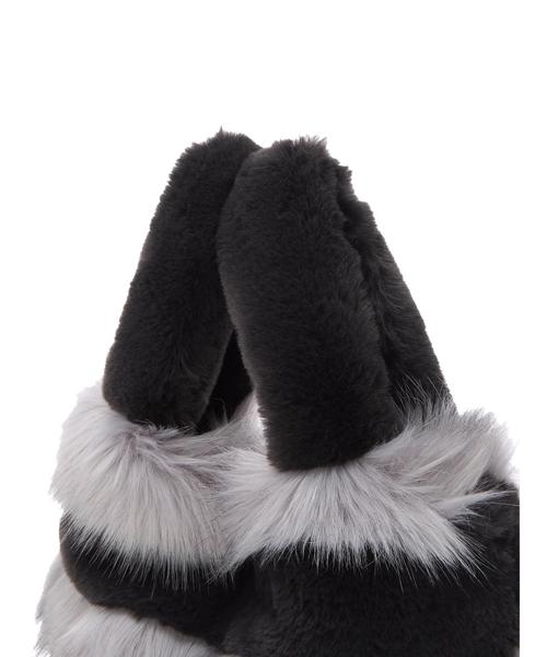 AMERICAN HOLIC（アメリカンホリック）の「・ボーダーファーマルシェバッグ（ハンドバッグ・レディース・チャコールグレー/ベージュ/グレー・FREE）」の6枚目の写真