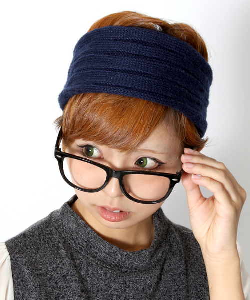 WEGO(ウィゴー)の「WEGO/ニットターバン(ヘアバンド・レディース・ブラック/ライトグレー/ネイビー/ワイン・FREE)」の3枚目の写真