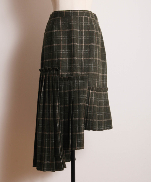 and R（アンドアール）の「パネルプリーツスカート（スカート・レディース・キャメル/グリーン/ブラウン・FREE）」の5枚目の写真