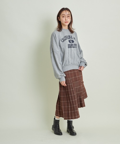 and R（アンドアール）の「パネルプリーツスカート（スカート・レディース・キャメル/グリーン/ブラウン・FREE）」の19枚目の写真