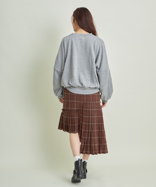 and R（アンドアール）の「パネルプリーツスカート（スカート・レディース・キャメル/グリーン/ブラウン・FREE）」の20枚目の写真