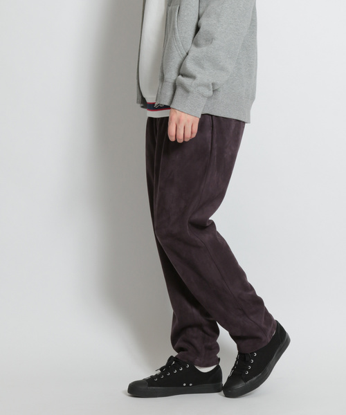 niko and...(ニコアンド)の「スウェードイージーパンツ(その他パンツ・メンズ・ブラック/カーキ/キャメル・MEDIUM/LARGE)」の2枚目の写真