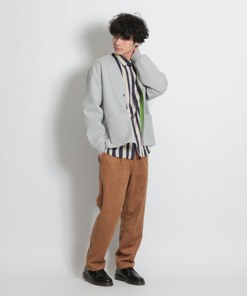 niko and...(ニコアンド)の「スウェードイージーパンツ(その他パンツ・メンズ・ブラック/カーキ/キャメル・MEDIUM/LARGE)」の4枚目の写真