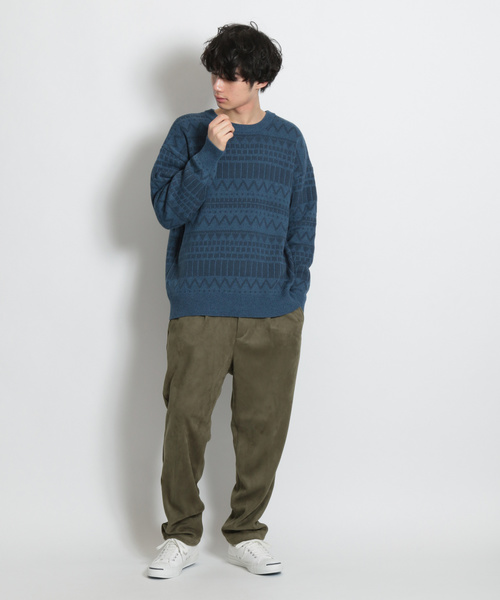 niko and...(ニコアンド)の「スウェードイージーパンツ(その他パンツ・メンズ・ブラック/カーキ/キャメル・MEDIUM/LARGE)」の6枚目の写真