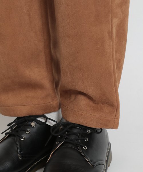 niko and...(ニコアンド)の「スウェードイージーパンツ(その他パンツ・メンズ・ブラック/カーキ/キャメル・MEDIUM/LARGE)」の12枚目の写真
