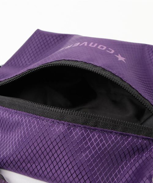 CONVERSE（コンバース）の「CONVERSE　RIPSTOP ハトメMINI SHOLDER BAG（ショルダーバッグ・レディース・ブラック/グレー/パープル/オレンジ・FREE）」の7枚目の写真